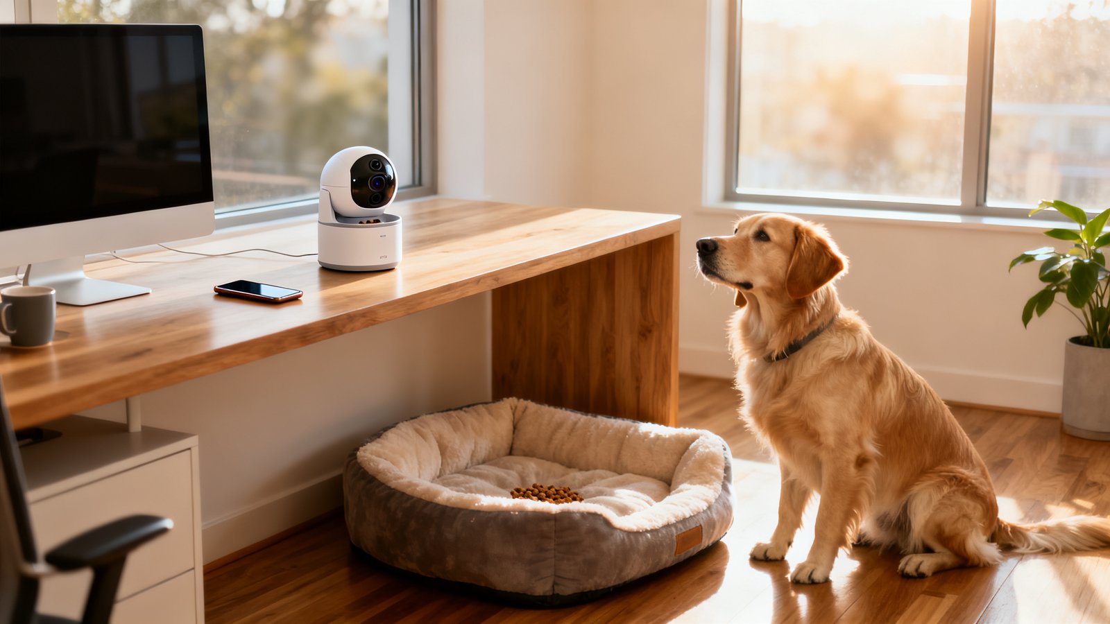 pet camera treat dispenser - Illustration 1