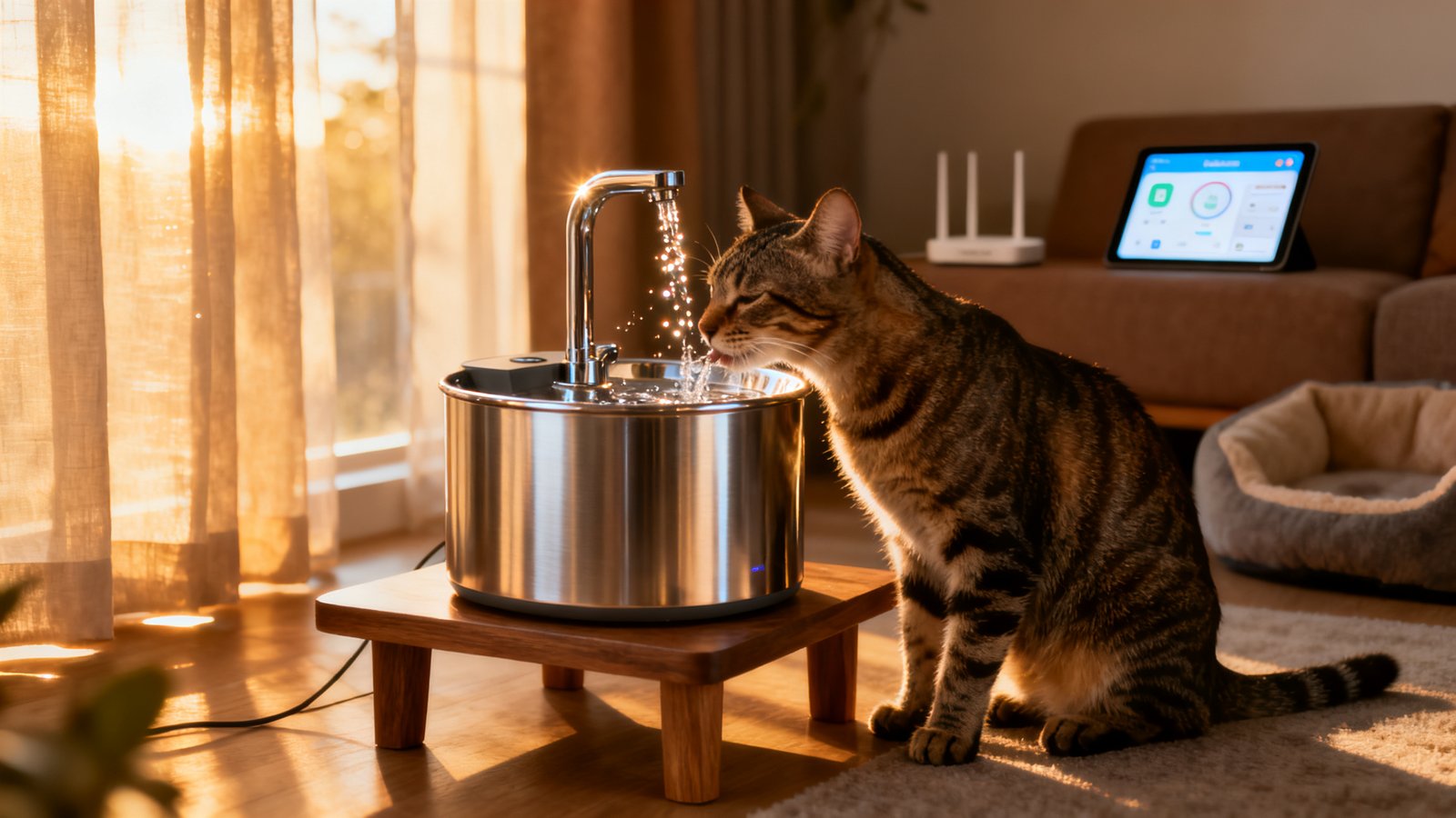 smart pet water fountain - Illustration 1